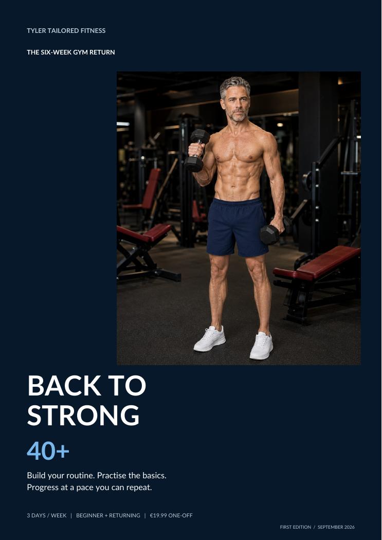 Back to Strong 40+ programme cover